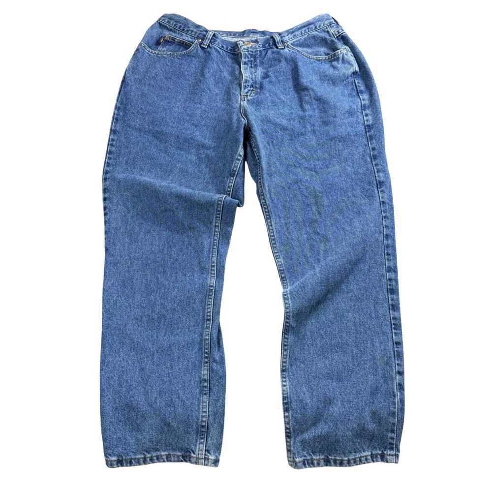 Chic Plus Size Relaxed Fit Straight Leg Mom Jeans Womens 20W Petite Vintage 90s